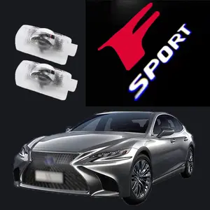 Lexus F Sport Car Door Lights Logo Projector Fade-Resistant & Waterproof Compatible with Lexus Authentic Sport Badge - US Stock Fast Shipping