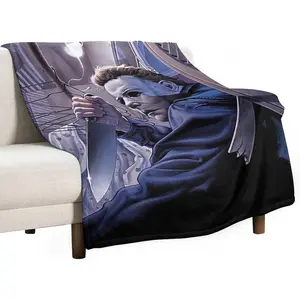 Horror Blanket Ultra Soft Fleece Blankets Throw Blanket Cozy Soft Warm Blanket Suitable for Bed Sofa Living Room Decorate Gift Home Bedroom Decor