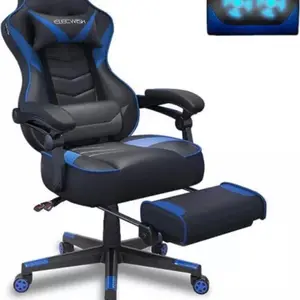 ELECWISH Gaming Chair Massage Swivel Office Chair Computer Seat wi...