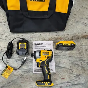 DeWalt Power Tool Combo Kit - DCF809 Impact Driver, 2-Ah Battery, Charger, and Carry Bag