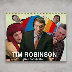 Tim Robinson Wall Calendar 2026, New Year Calendar And Planner, Unique Christmas Gift, Calendar Gift, Holiday Gift Ideas