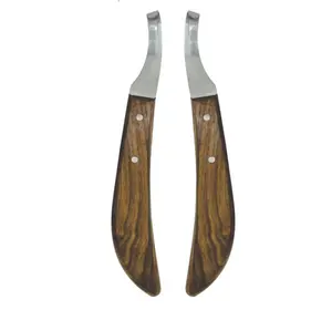 Farrier Hoof Knives Set–Professional Left & Right Handed Hoof Trimming Knives with Razor Sharp Stainless Steel Blades,Ergonomic Design for Precision Hoof Care for Farriers&Equestrians