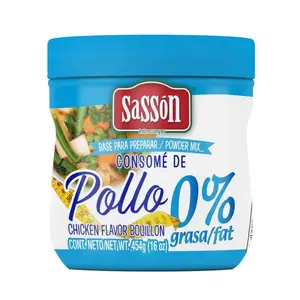 Sasson Fat-Free Chicken Bouillon – 16 oz, Chicken Flavor Base for Soups & Recipes
