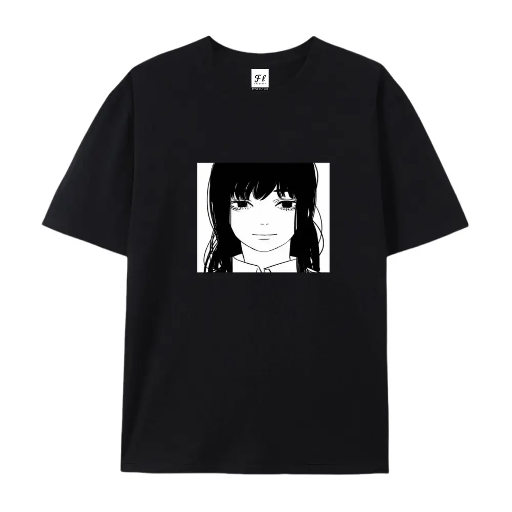Funny meme tee，Asa Stare Chainsaw Man T-shirt,Japanese otaku street wear, unisex printed top, cool gift, CSM fans outfit