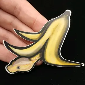 Banana Ball python sticker- Punny Ball pyrhon sticker- Snake sticker- Ball python sticker- Reptile Sticker