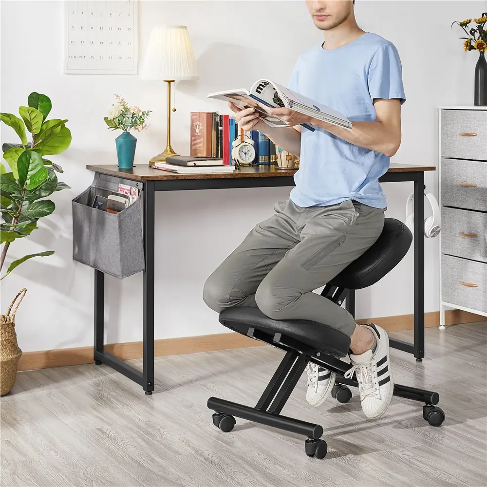 Yaheetech Kneeling Chair Ergonomic Posture Chair for Office Home, Adjustable Knee Stool Office Chair with Thick Foamed Cushion