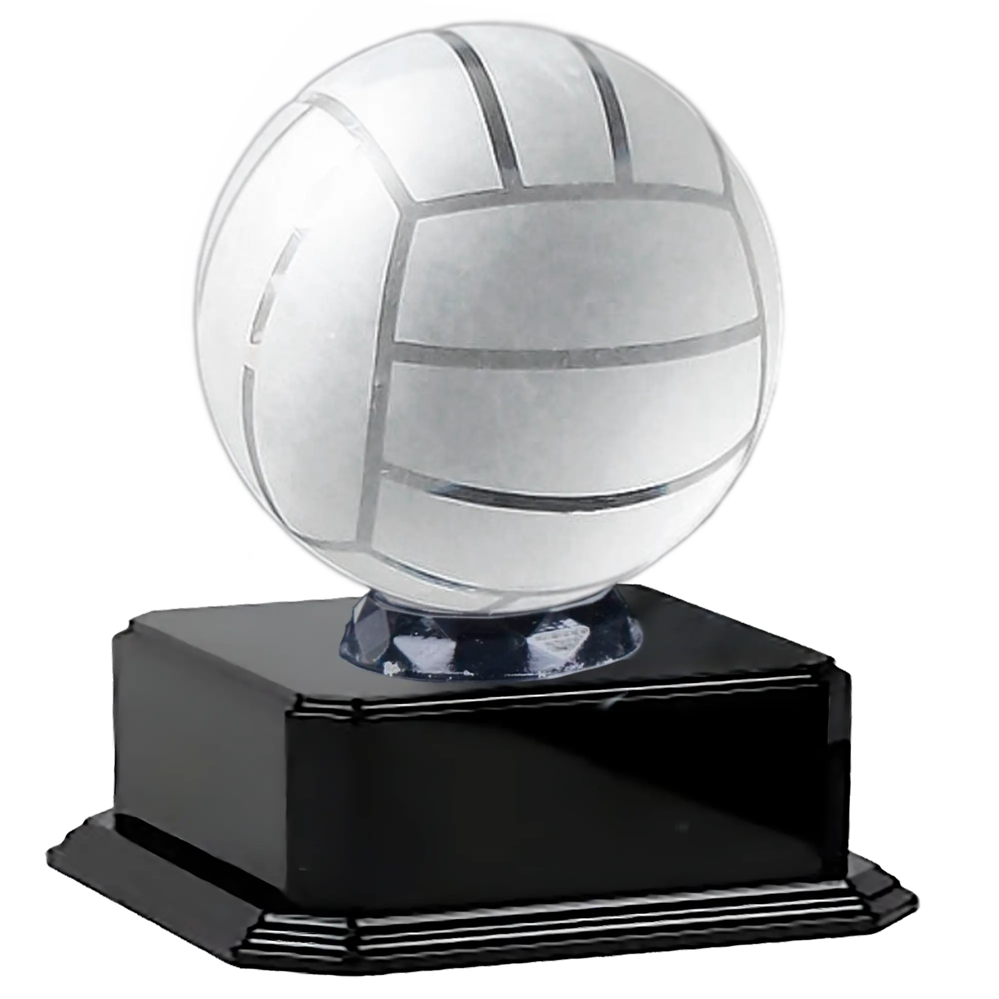 Volleyball Crystal Awards - High-Quality Sports Recognition Trophy for Team Championships & Individual Achievements