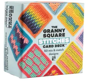 The Granny Square Stitches Card Deck: 50 Mix and Match Designs -- Claire Montgomerie, Cards
