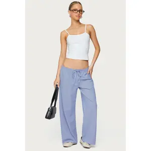 Petite Olivia Striped Loose Fit Pants