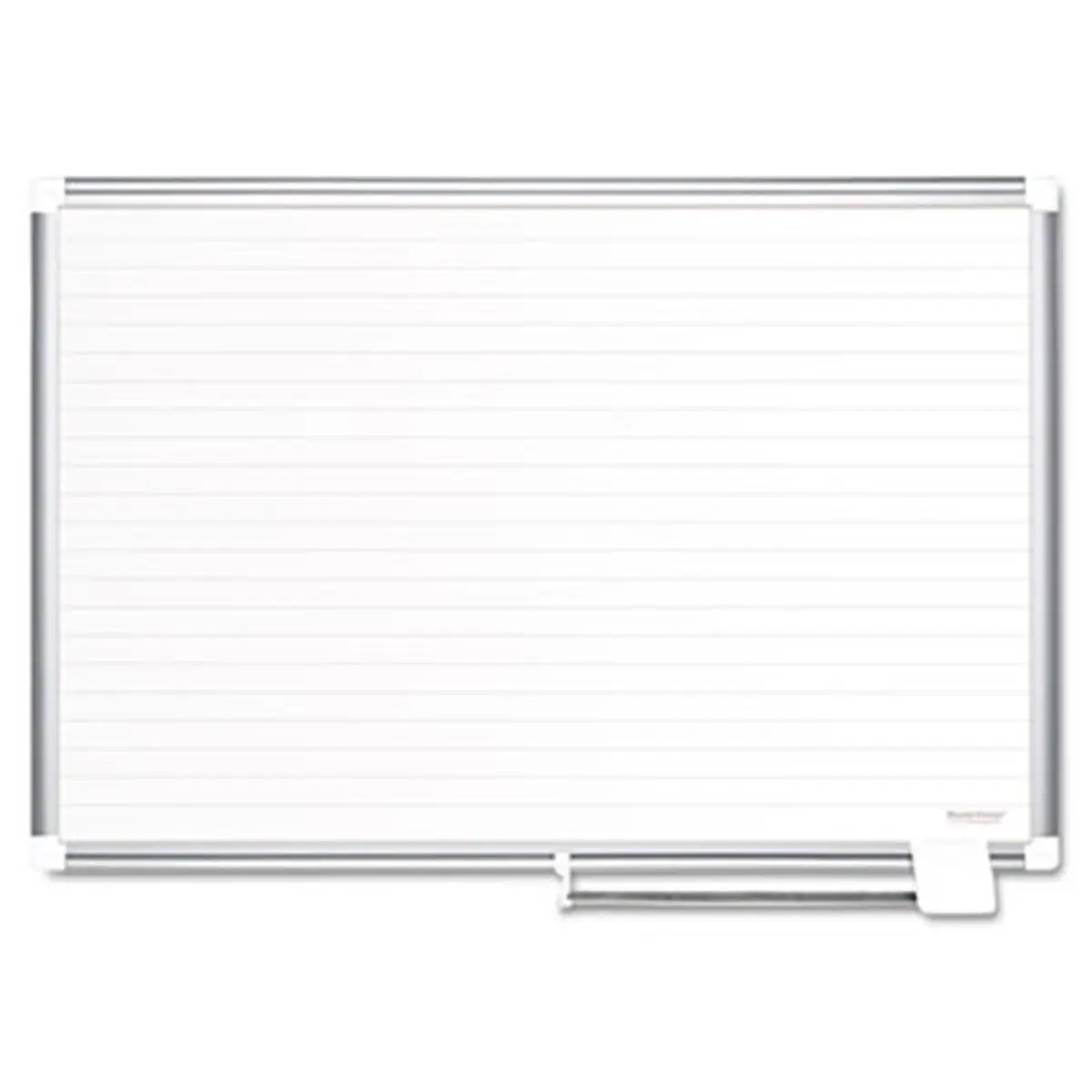 212 MAIN Rewritable Dry Erase Board Calendar - 48x36 in Ruled Grid, Scratch-Resistant, Ghost-Resistant Magnetic Surface, Modern White-Silver Aluminum Frame for Board Rooms, Conference Rooms