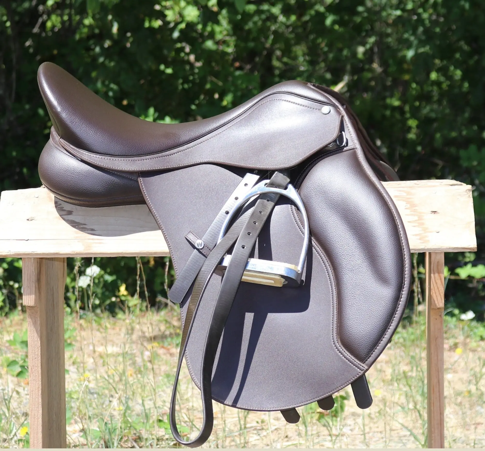 Wintec 500 All-Purpose English Saddle – 17” – Brown