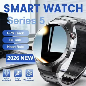 Neviis 2026 New Smart Watch for Men, HD Amoled Screen, Heart Rate Monitoring, Bluetooth-compatible Calling, 1.52 Inch, IP68 Waterproof, Android Compatible
