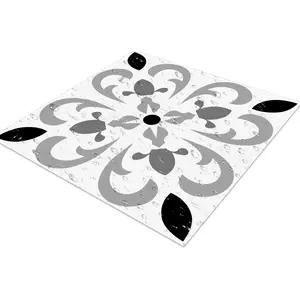 Vintage Tile Sticker, Self Adhesive Floor Sticker, Waterproof & Mildew Proof Wall Sticker, Wall Decor for Home Kitchen Bathroom