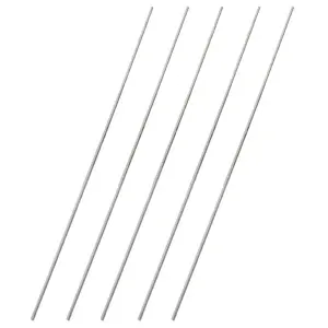 5 Pack Fully Threaded Rod M3 x 300mm, 304 Stainless Steel Right Hand Threaded Rods Bar Studs