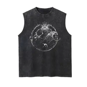 Dark Souls Game Vintage Tank 90s Graphic Sleeveless Tank Tops Men Vest Streetwear Outfits Men Vacation Outfits Sleeveless Shirt