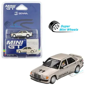 Mini GT 1:64 Mercedes-Benz 190 E #11 Senna 1984 Nürburgring Race Champions #1076