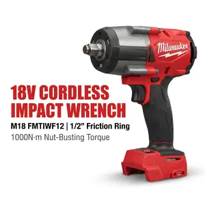 Milwaukee 4 Speed 3000Rpm Cordless Impact Tool For Fleet Mechanics On Rusted Nuts Brushless Hammer Drill tire change garage use compact wrench kit maximum torque power
