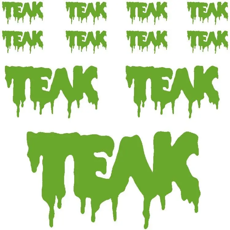 OG Teak Slime Sticker Sheet (11 Stickers) OG Teak Slime Sticker Sheet (11 Stickers)