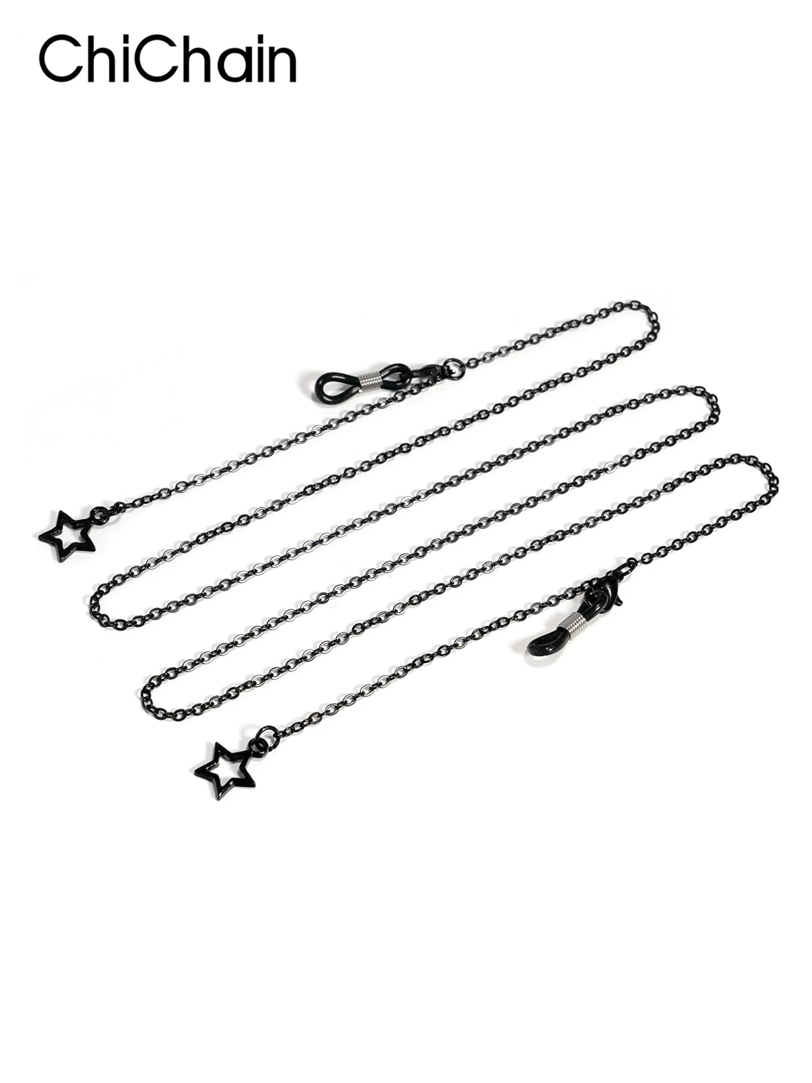 Metal Tail Chain Extender, DIY Eyeglass Chain, Adjustable Glasses Lanyard, Multi-Color Anti-Loss Eyewear Accessory, 1 Piece, Durable & Stylish Design