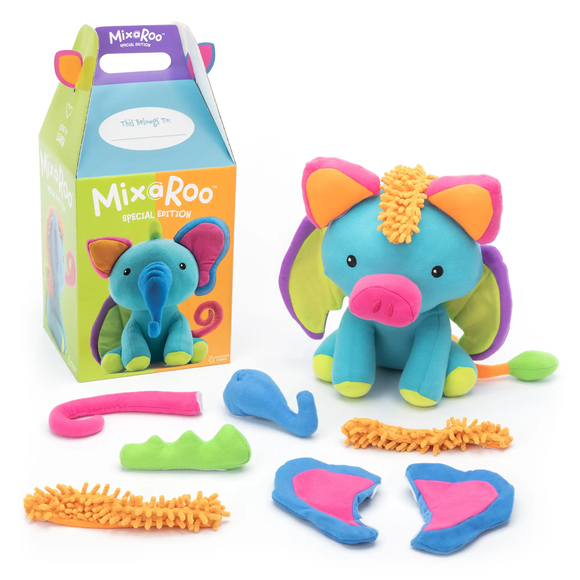 Educational Insights Plush Mixaroo Stuffed Animal for Social & Emotional Learning, Preschool Kindergarten Classroom Must Haves, Ages 2+