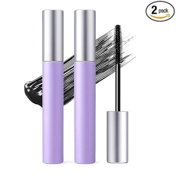 Facelove Mascara Black For Older Women, Long Lasting Curl For Mature Lashes, Water Resistant Daily Wear(2 Pack)