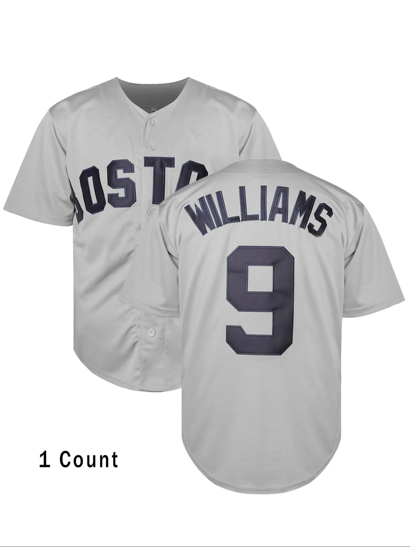 Men's Letter & Number Embroidery Baseball Jersey, Casual Breathable Quick Drying Baseball Top, Men's Sportswear for Training Competition, Breathable Athletic Top