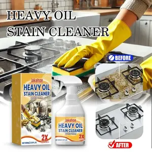 JAKEHOE Kitchen Heavy Oil Cleaner Powerful Cleaning Grease Oil Stain Powder Cleaner Muilt-FunctionsDuty Degreaser Cleaner Spray