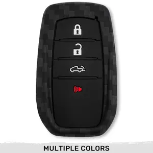 Toyota 22-26 Tundra & Tacoma 1-Piece 100% Silicone Rubber Key Fob Cover - Multiple Colors