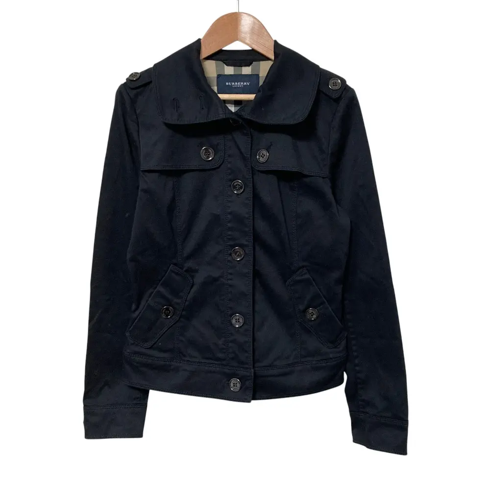 Pre-owned BURBERRY Polyester Small Leather Goods London Short Trench Coat Jacket