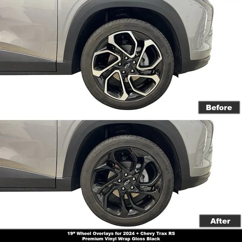 Crux Motorsports Wheel Overlays for 2024 + Chevy Trax 2RS with 19″ wheels