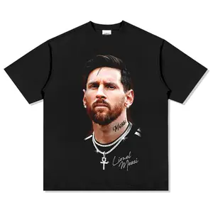 Lionel Messi Big Face Prime 2019 Tee, Unisex Tshirt, Graphic Tees, Gothic Grunge Y2k Emo Scene Amity Affliction Style Clothes Women Streetwear