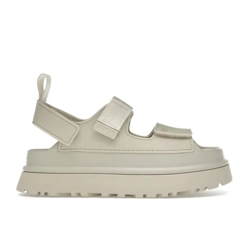 UGG GoldenGlow Sandal Sea Salt Women's Sandals | Lightweight Platform Slide Sandals Featuring Adjustable Straps and Cushioned Footbed | Modern Comfort Design with Premium UGG Styling | Versatile Summer Footwear for Casual Outfits / Everyday Wear / Outdoor