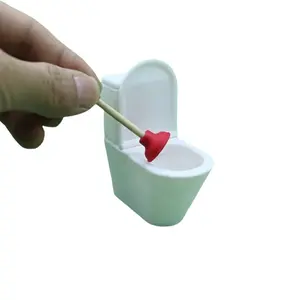 Miniature Toilet Model, DIY Dollhouse Miniature Cleaning Tool, Doll Accessories, Realistic Furniture Model, Perfect for Decoration & Play, Doll Accessories Gift