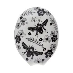 Karma Boho B&W Ceramic Spoon Rest