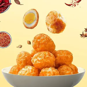 YO MAN Spicy Sweet Quail Eggs with Crispy Skin 3.53 oz Snack Flavor