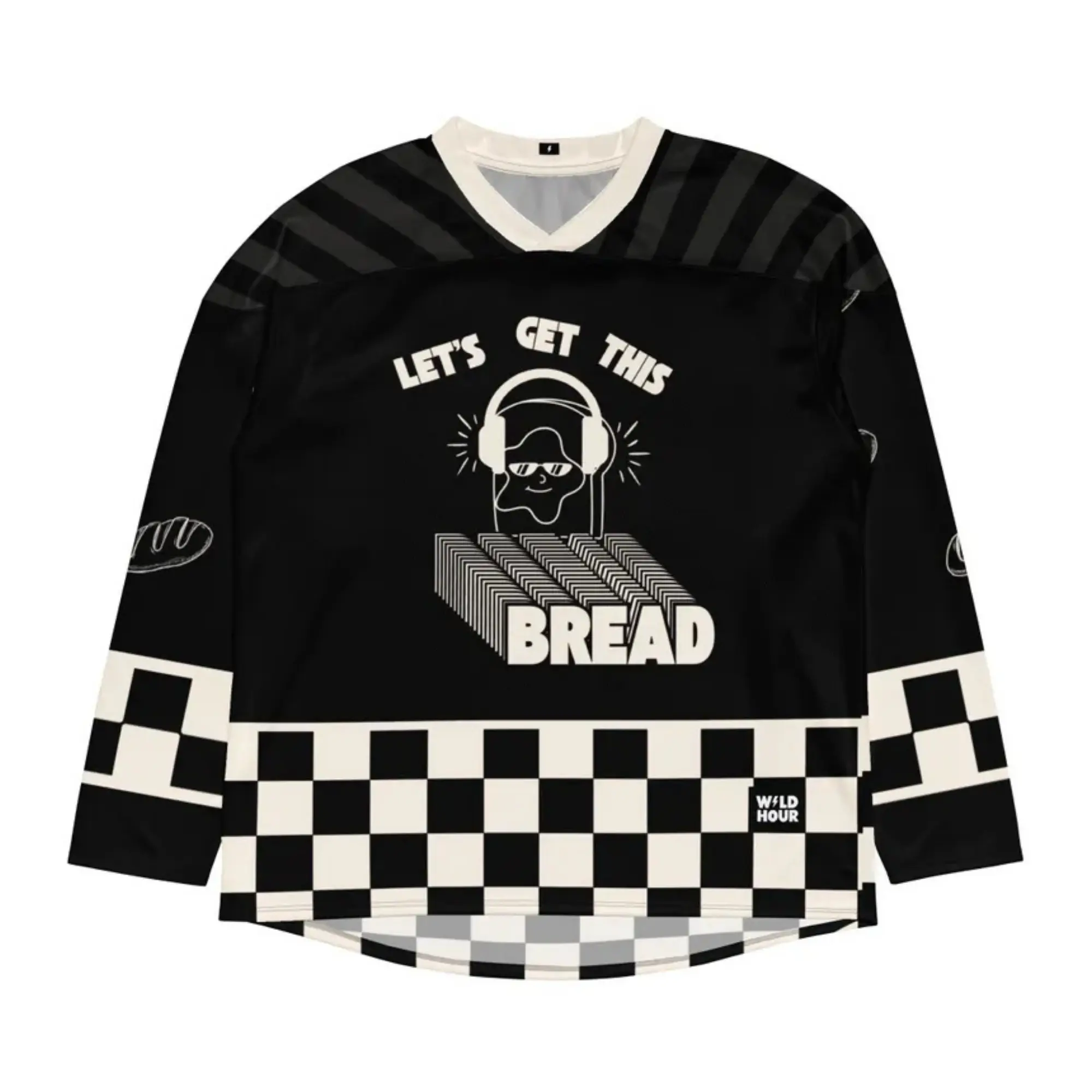 Rave Hockey Jersey Daily Bread Jersey EDM Merch Rave Merch Rave Outfits