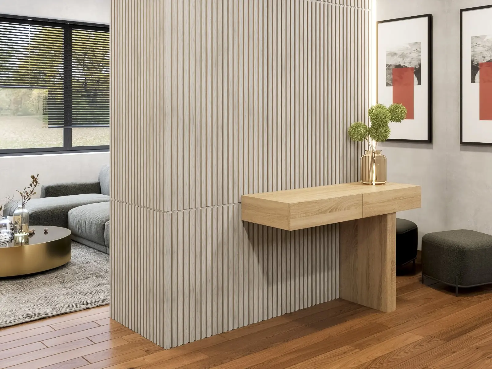 Roma Wood Slat Wall Panels