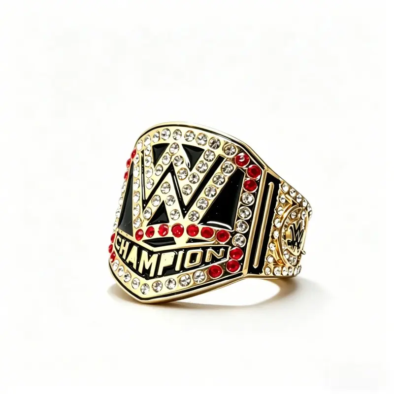 Classic Wrestling Fan Collectible Ring | Heavyweight Style | Premium Stainless Steel | Gift Box | Ideal Unisex Gift | US Size 11.5 | Vintage Collectible Jewelry