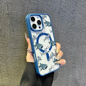 whale shark Environmental protection, oceans Magnetic TPU for iPhone Case: Drop-proof design for added protection |for iPhone 16/15/14/13/12/11