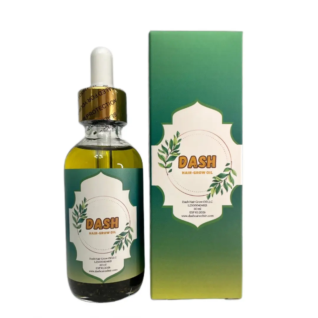 Dash Natural Hair Growth Oil, Rosemary Oil for Growth, Follicles Strengthening Oil, Nourishing Treatment for Split Ends, For All Hair Type