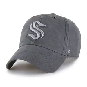 Seattle Kraken '47 Carhartt GD Gray Clean Up Cap