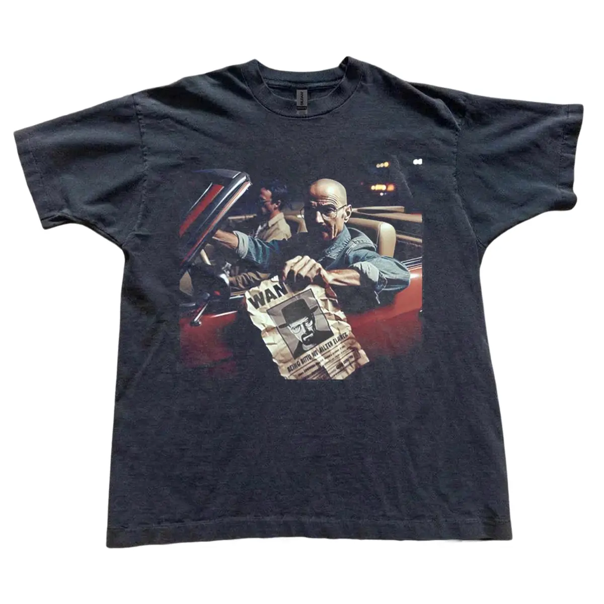 Breaking Bad Walter White and Jessee Piinkman T-Shirt, Vintage Print Graphic Tee, Retro Crime TV Shirt, Unisex Streetwear Top