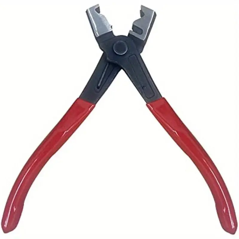 1PC iron heavy duty hose clamp pliers for CV shoe clip repair tools with anti slip PVC handles for automobiles