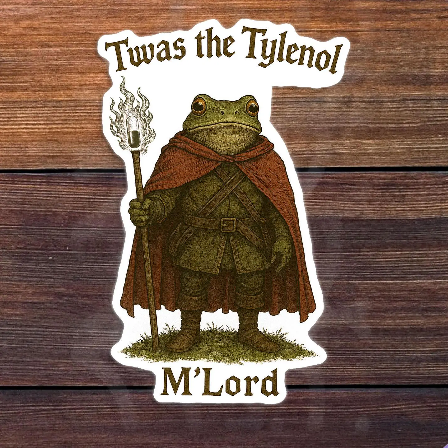 Twas the Tylenol Mlord Sticker Anti Trump Sticker Anti RFK Jr Sticker RFK Jr Brain Worm Tylenol Sticker Hes on the ListAcetaminophen