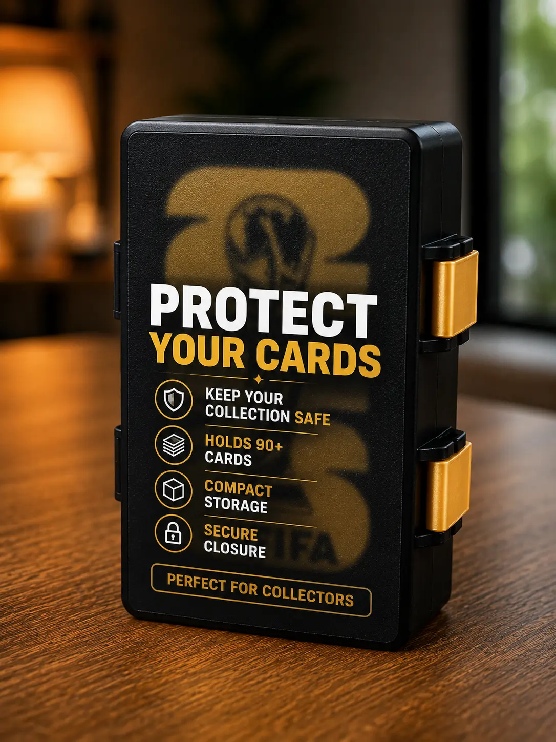 Premium Collectible Storage Box | Trading Card & Sticker Organizer
