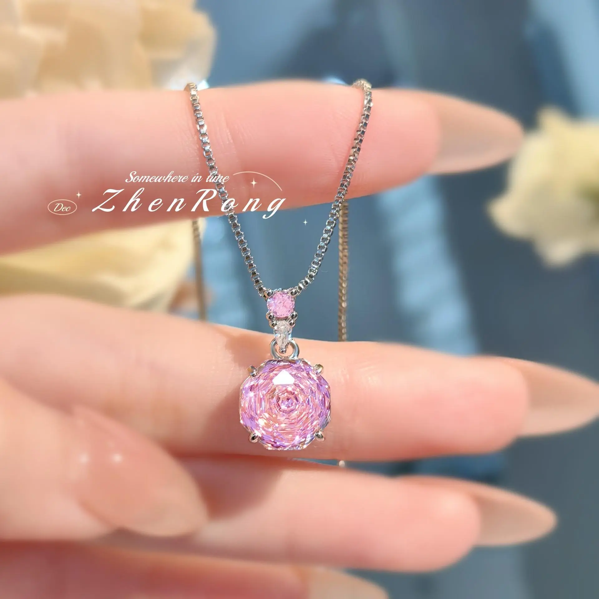 Pink Diamond Pendant