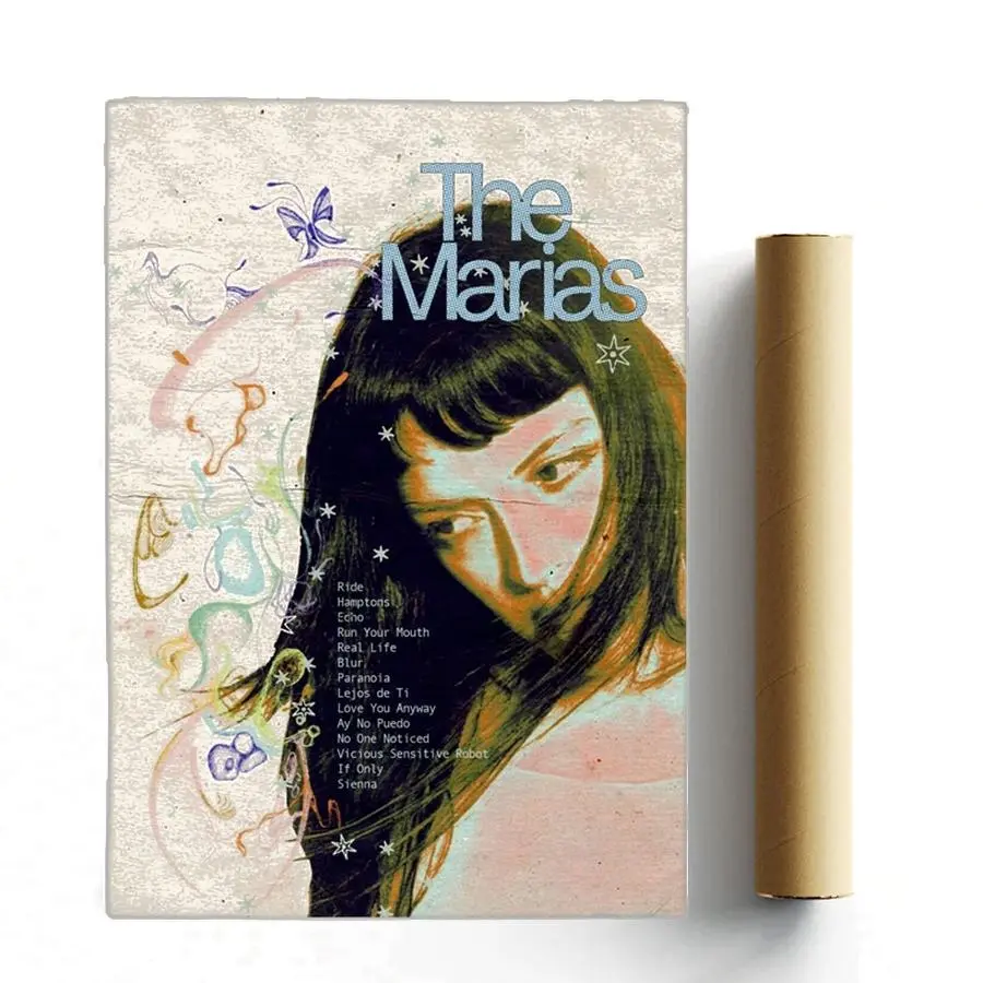 The Marias Album Poster Indie Aesthetic Wall Art Print Collector Fan Wall Art