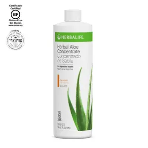 Herbalife Herbal Aloe Concentrate Mandarin Pint - Aloe Vera Drink Concentrate for Daily Hydration & Wellness Support - Gluten-Free & Digestive Wellness
