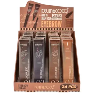 Crema Modeladora de Cejas Kevin & Coco - Venta al por Mayor Display 24 Unidades (KC1195)