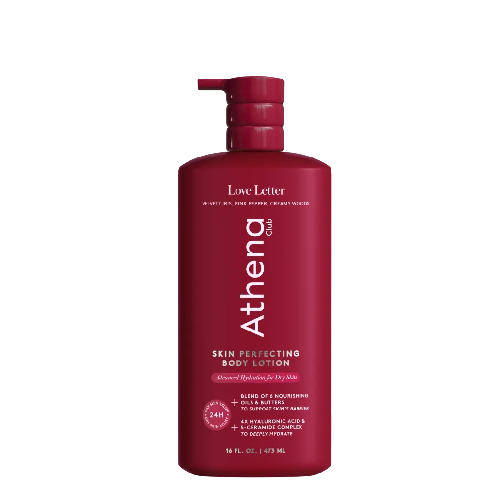 Love Letter - Athena Club Skin Perfecting Body Lotion | 24-Hour Hydration | Fast-Absorbing | Strengthens Skin | Dermatologist Tested